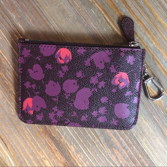 Coach Floral Print Zip Mini - Picture 2 of 7